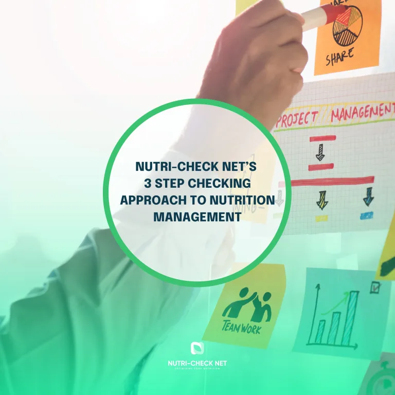NUTRI-CHECK NET’s 3 step checking approach to nutrition management