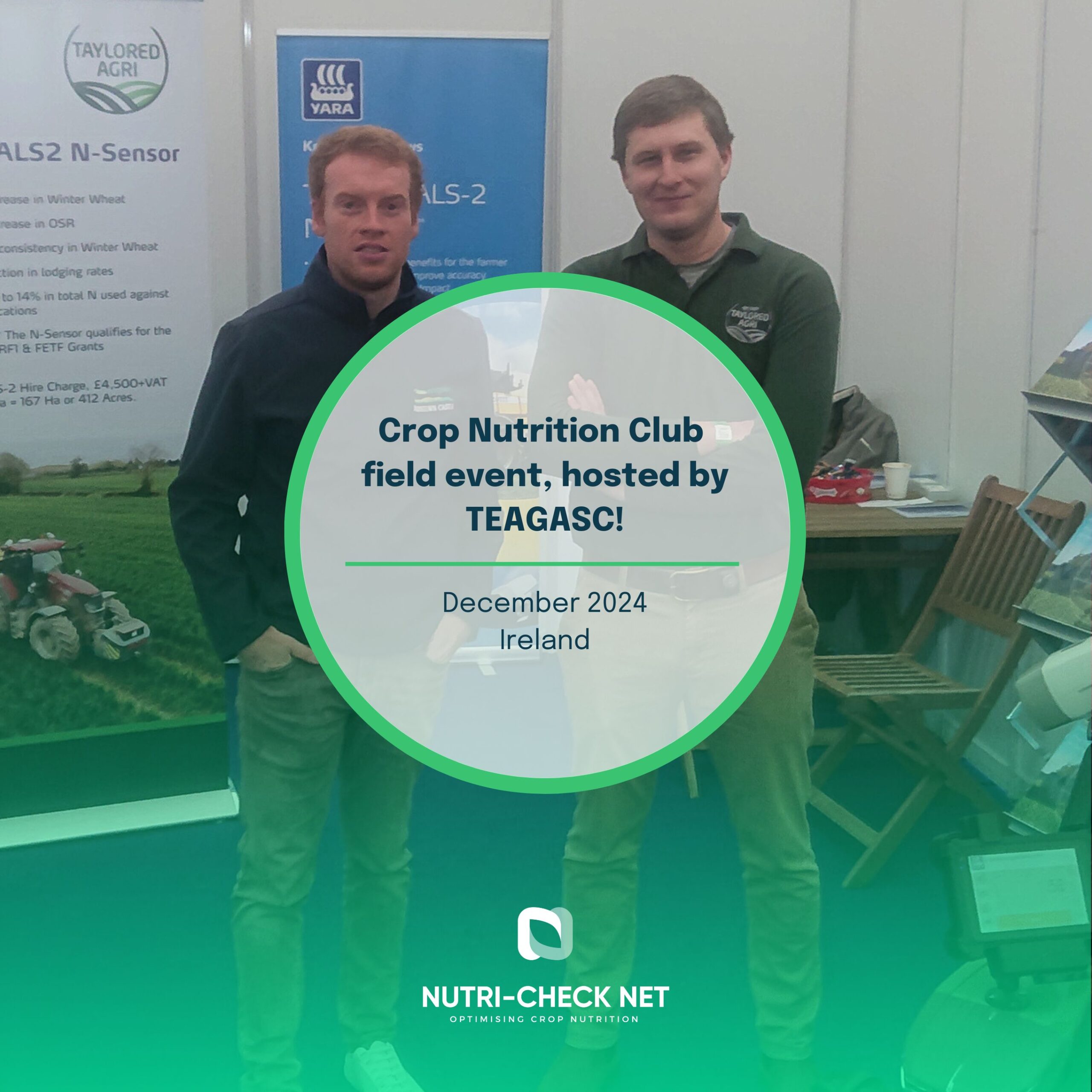 Crop Nutrition Club Field Event hosted by TEAGASC was a Success!