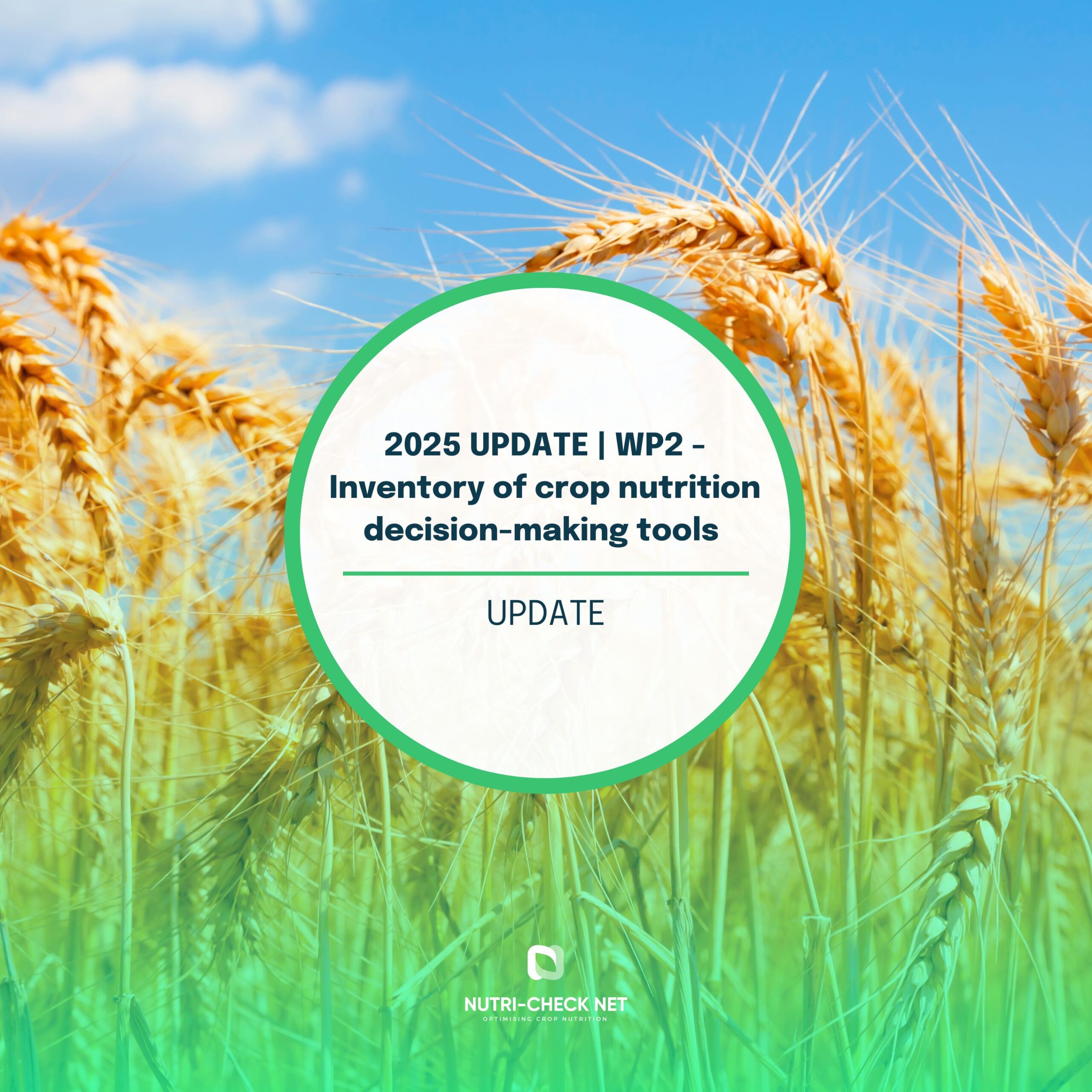 2025 UPDATE | WP2 – Inventory of crop nutrition decision-making tools