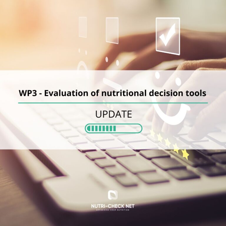WP3 Update | Cost-Benefit Analysis of Tools and Technologies Progresses in NUTRI-CHECK NET
