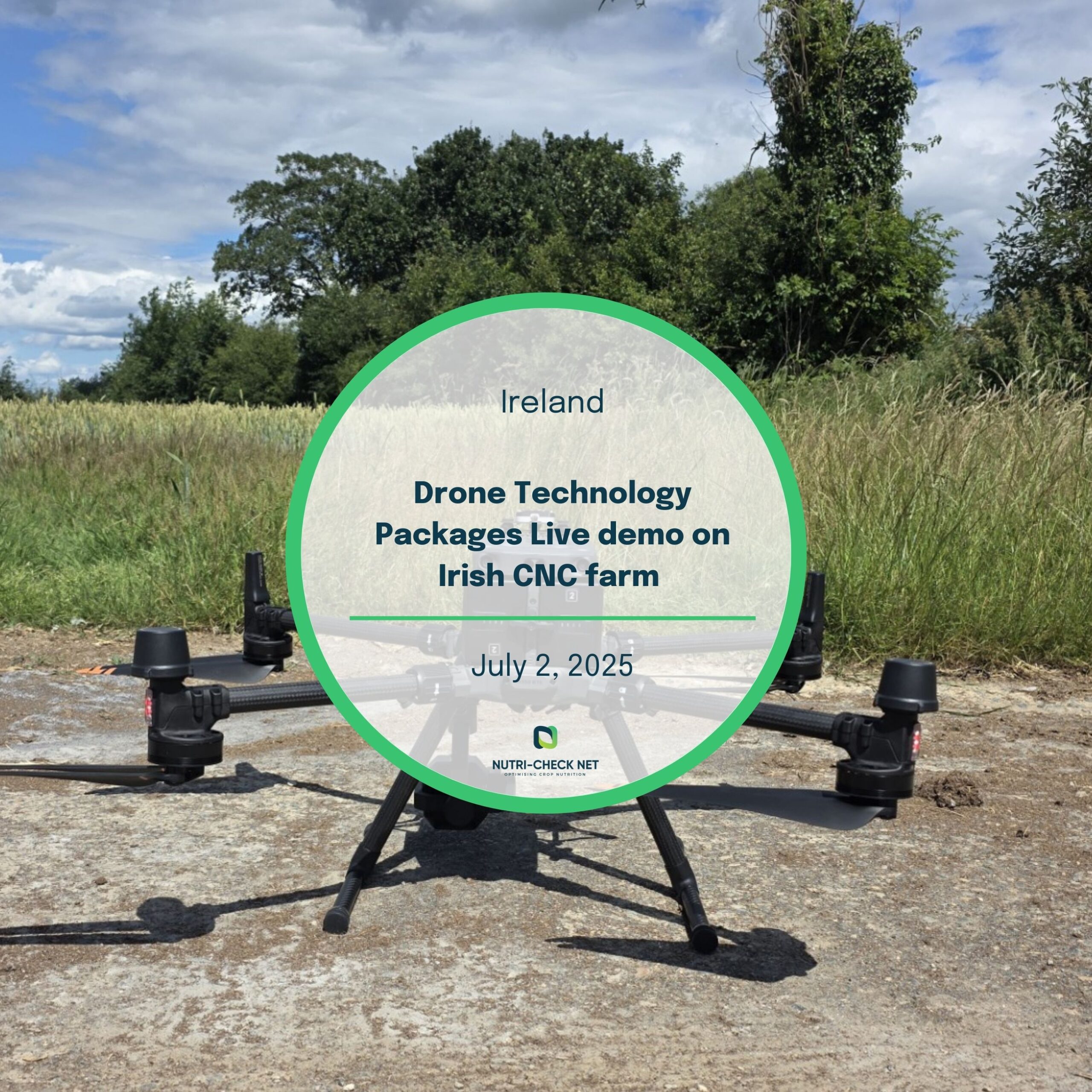 Cultiwise and Farmhand Demonstrate Advanced Drone Technology on Irish CNC Farm
