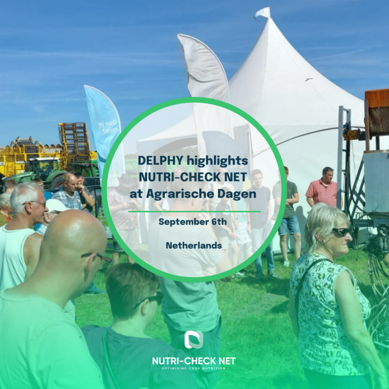 NUTRI-CHECK NET at the Agrarische Dagen in Someren, Netherlands