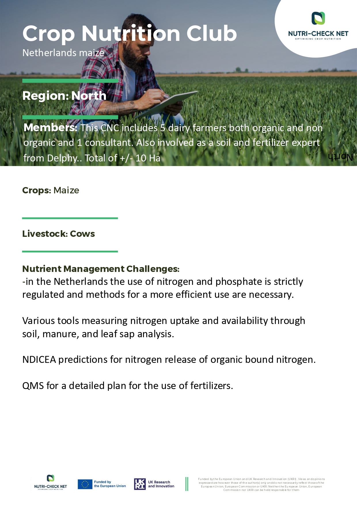Case Studie 20: CNC Maize (Netherlands)