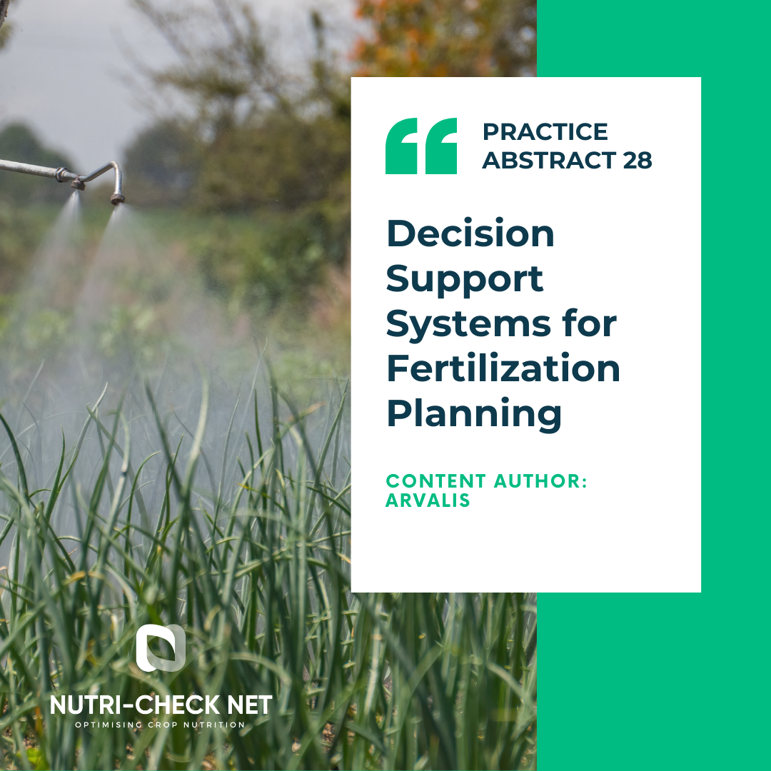 Decision Support Systems for Fertilization Planning