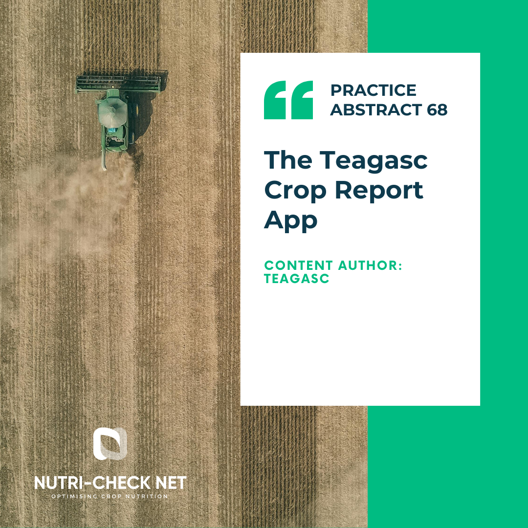 The Teagasc Crop Report – App