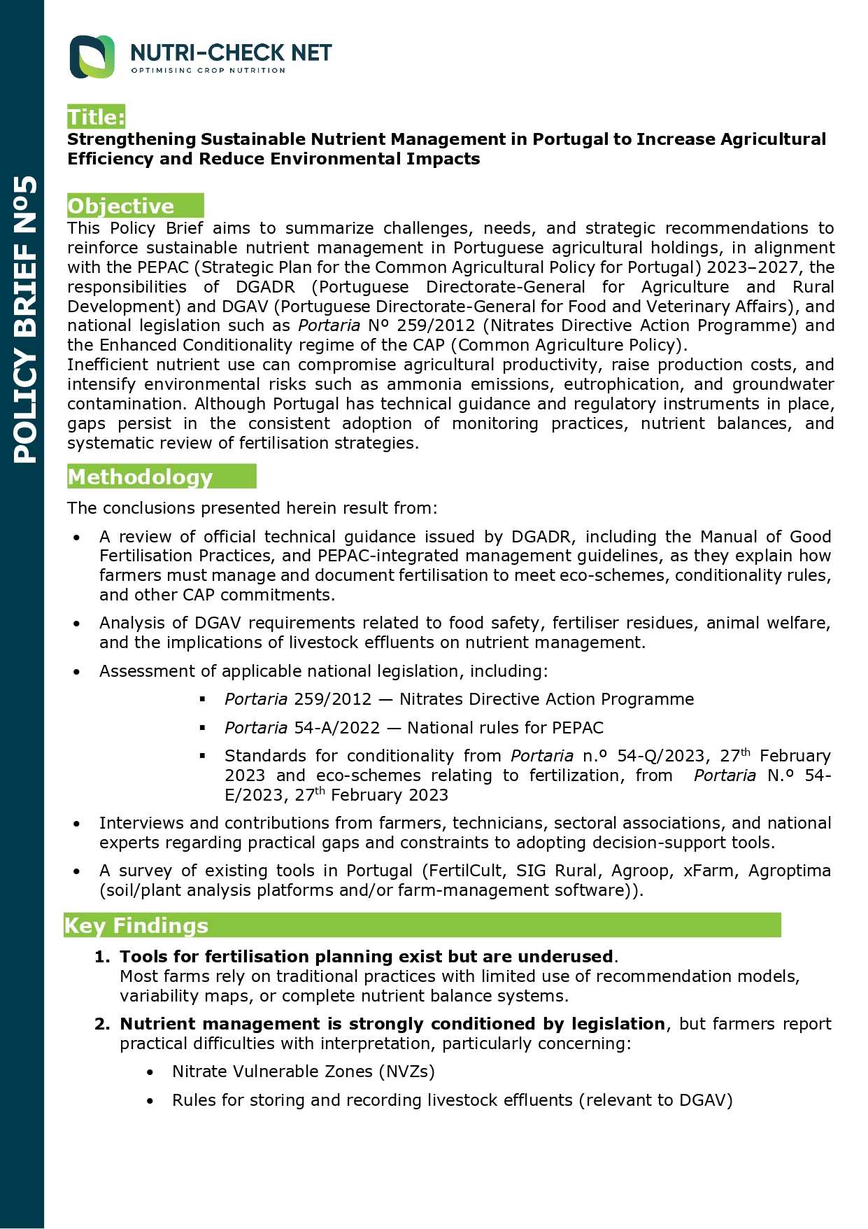 Policy Brief 05 – Portugal – CONSULAI