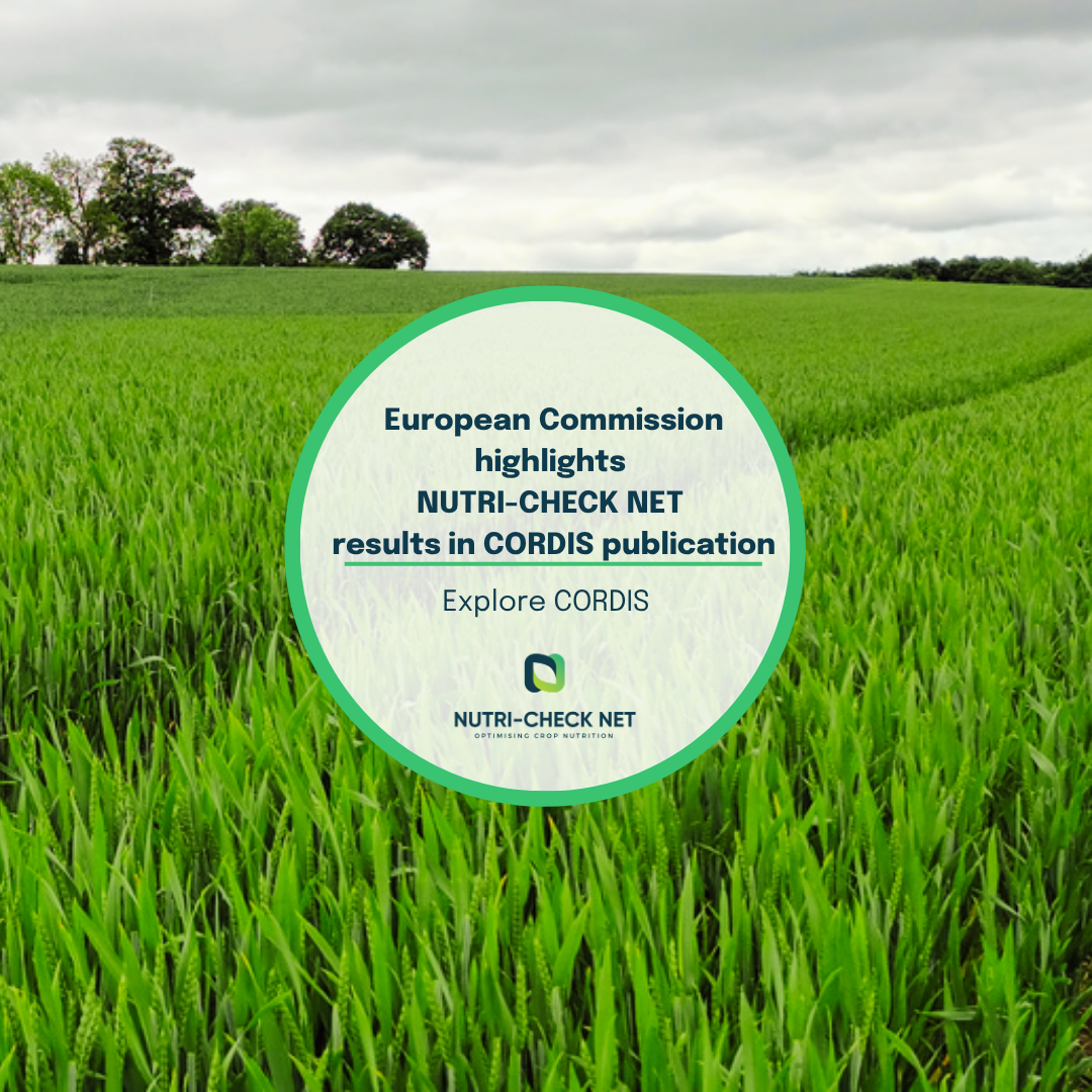 European Commission highlights NUTRI-CHECK NET results in CORDIS publication
